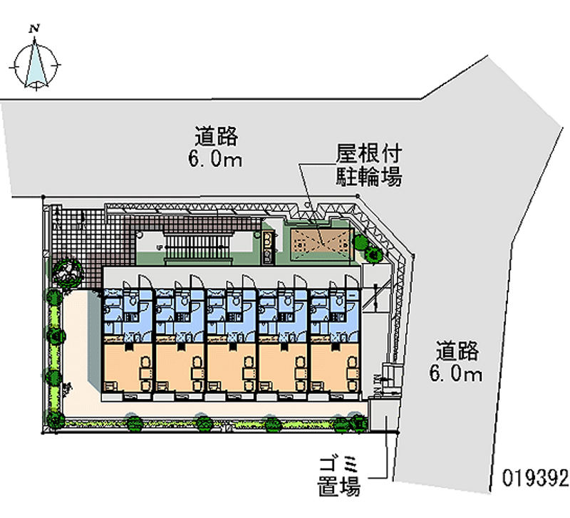 レオパレスヒルズ生田 区画図