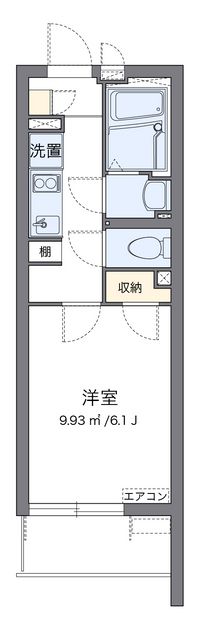 クレイノ太閤通 間取り図