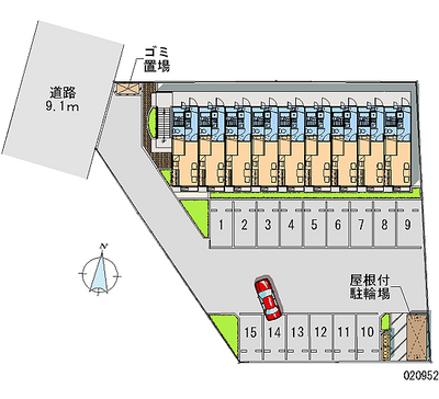 20952 Monthly parking lot