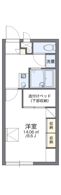 レオパレス２００１ 間取り図