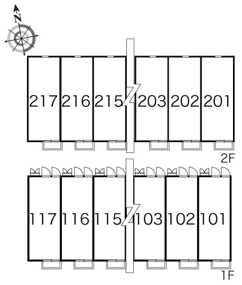 レオパレスドリーム 間取配置図