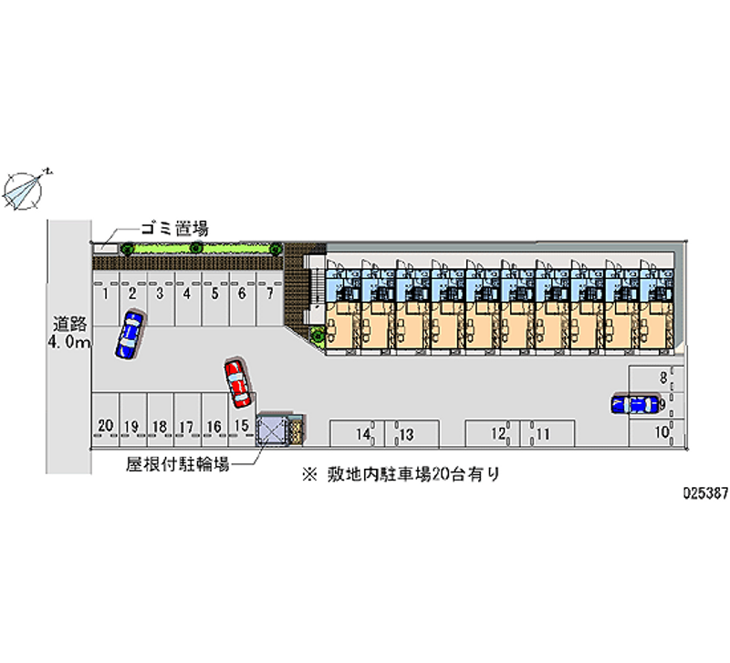 25387月租停车场