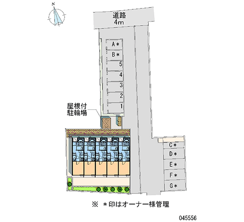 45556 Monthly parking lot