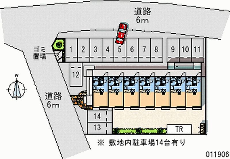 レオパレス竹ノ内 月極駐車場