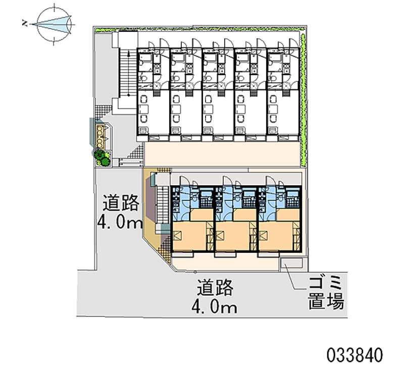 レオパレスサンシャイン桜台 区画図