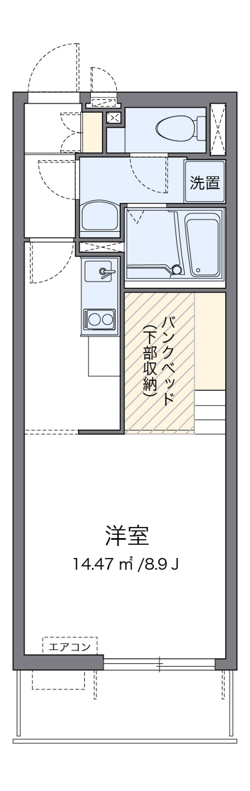 ミランダガーデンハイツ汐見台 間取図