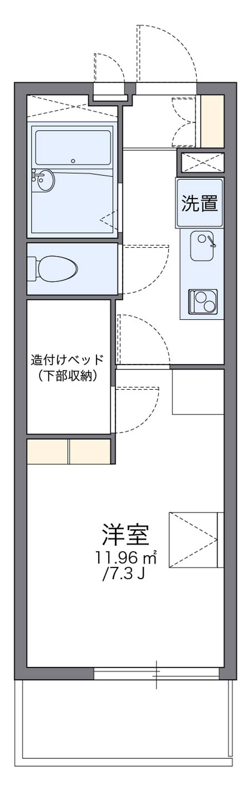 レオパレスファーレⅥ 間取り