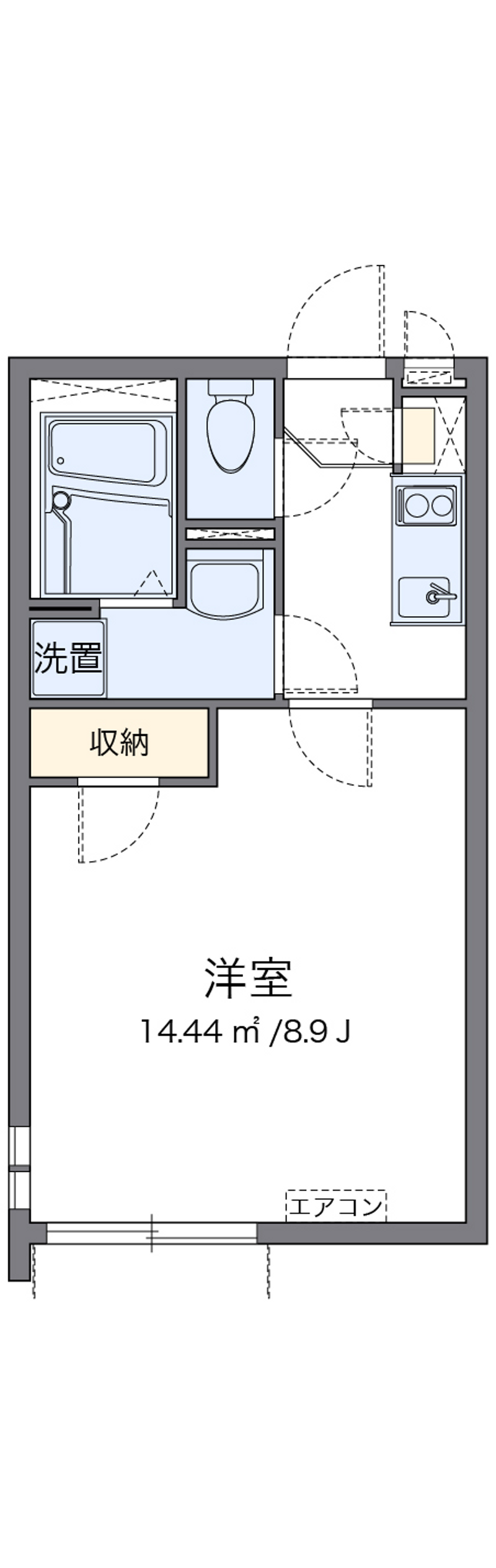 クレイノＢＲＯＯＫⅡ 間取り