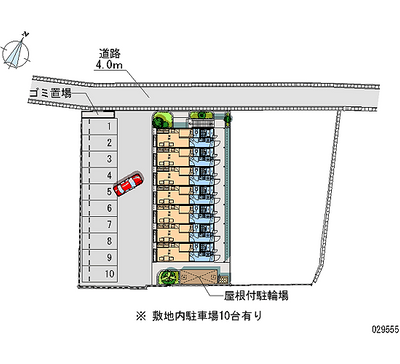 29555 Monthly parking lot