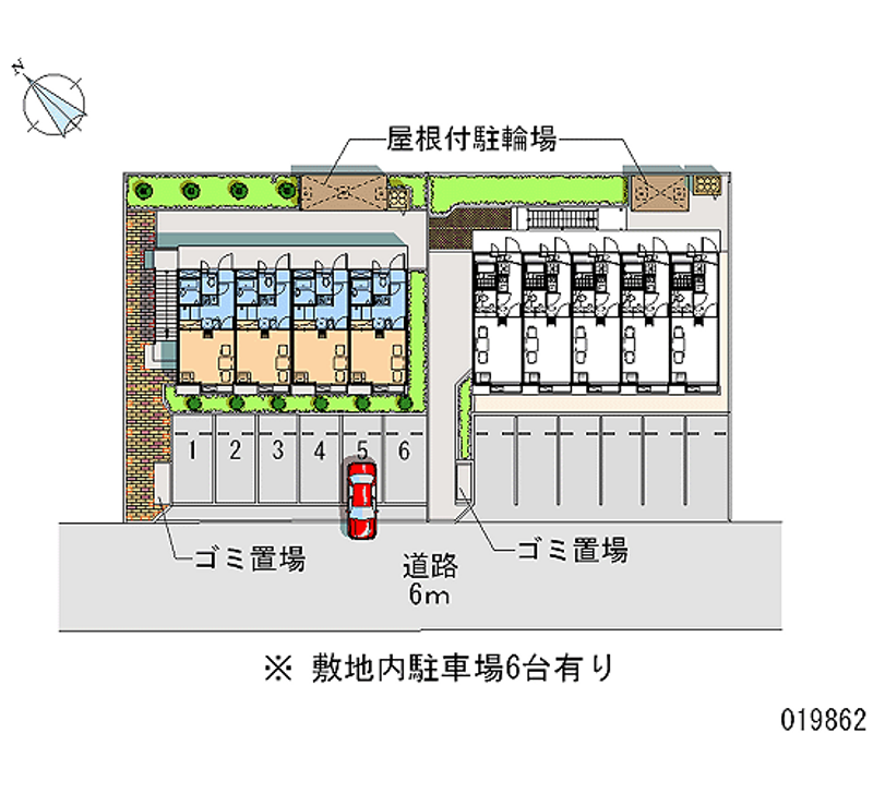 レオパレス王子台　壱番館 月極駐車場