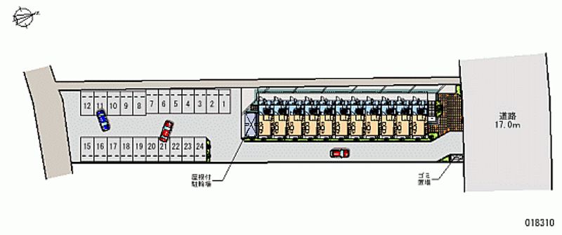 18310 bãi đậu xe hàng tháng