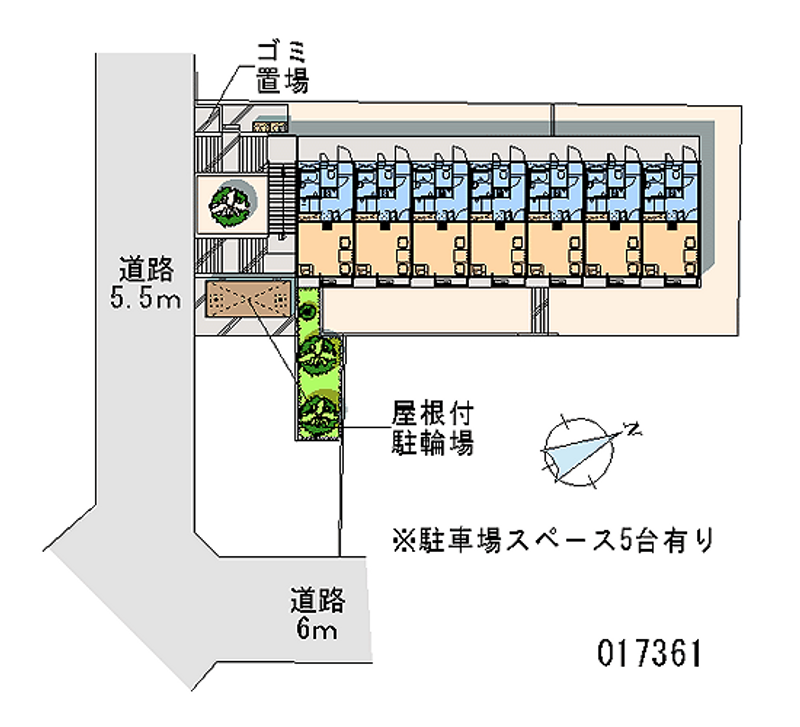 レオパレスＣｒｅａ 区画図