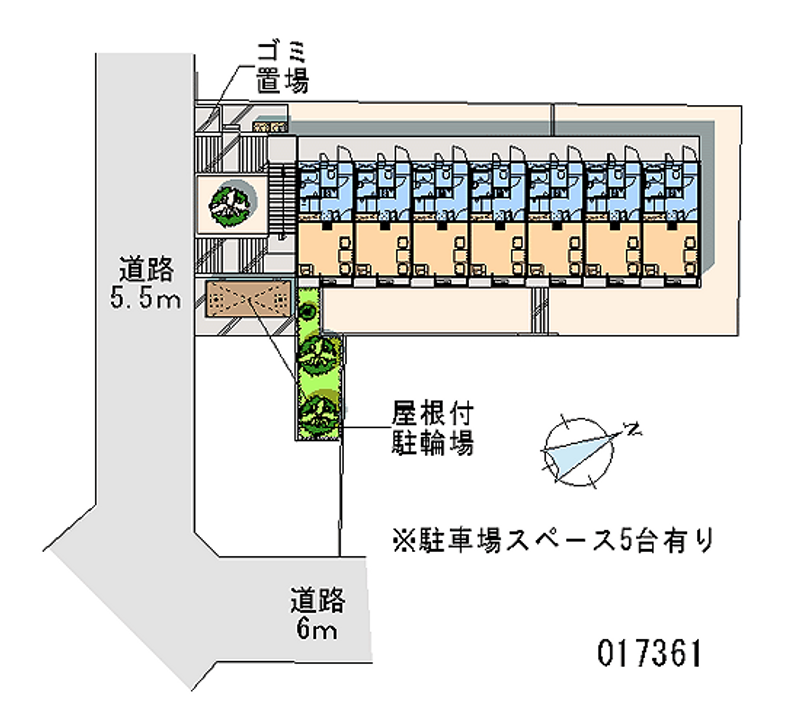 レオパレスＣｒｅａ 月極駐車場