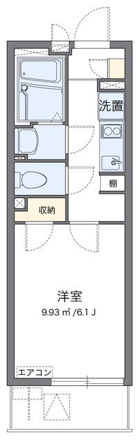 クレイノ与野本町 間取り図