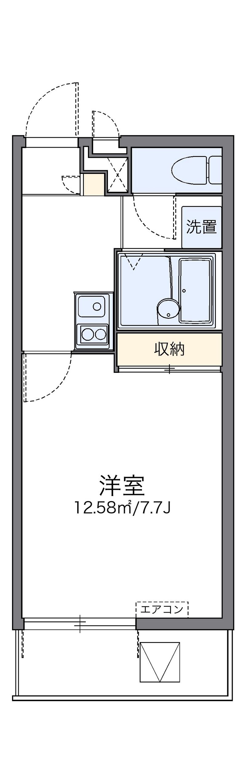 レオパレスマックハウス 間取り