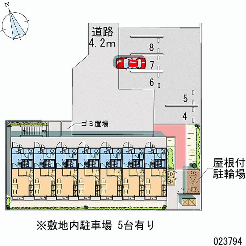 レオパレスＩＫＫＯ 月極駐車場