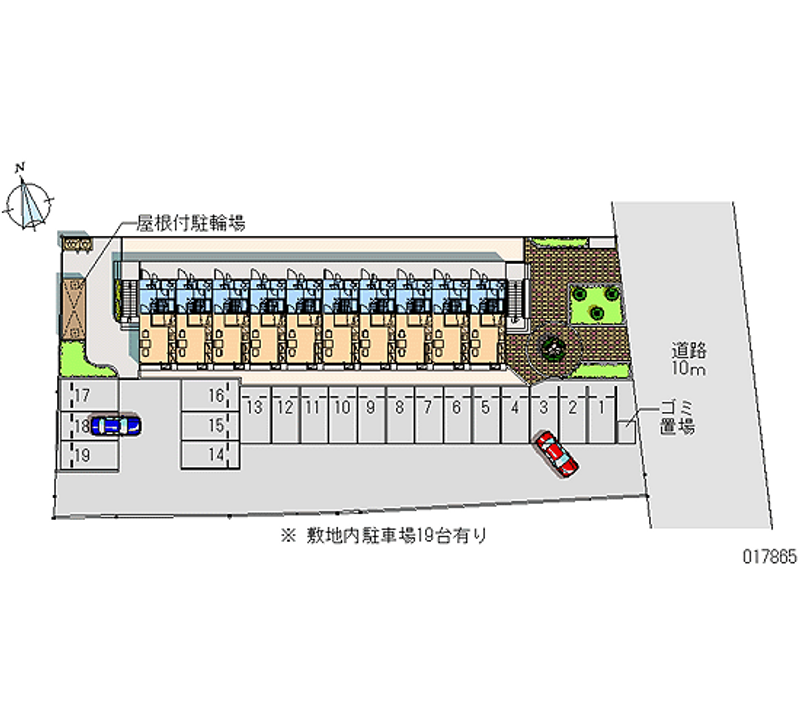 17865 bãi đậu xe hàng tháng