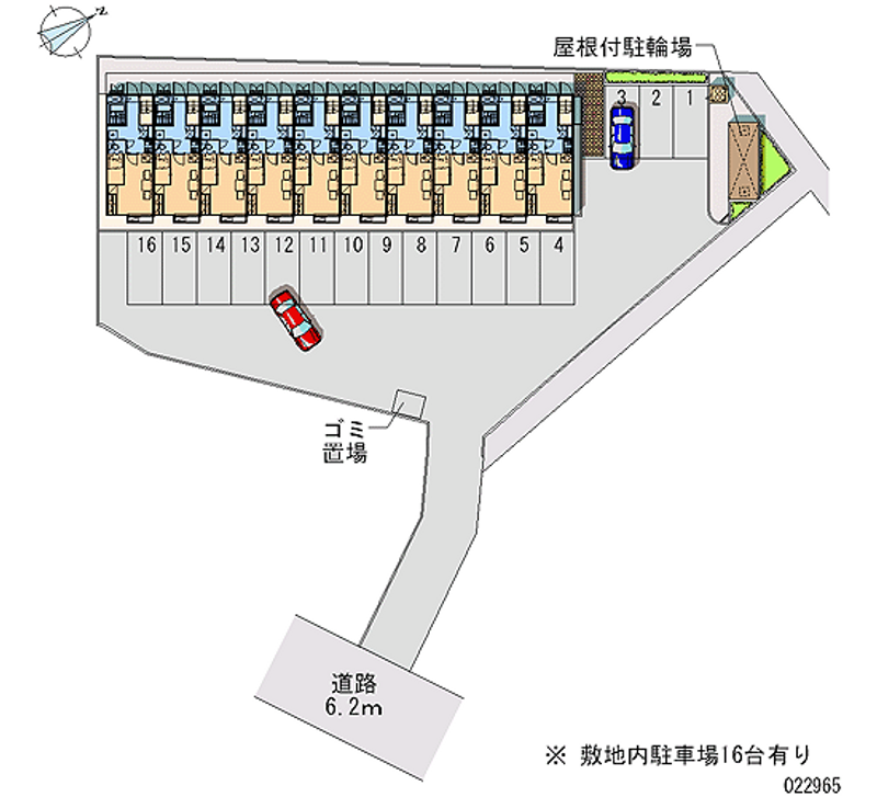 レオパレス松崎Ⅲ 月極駐車場