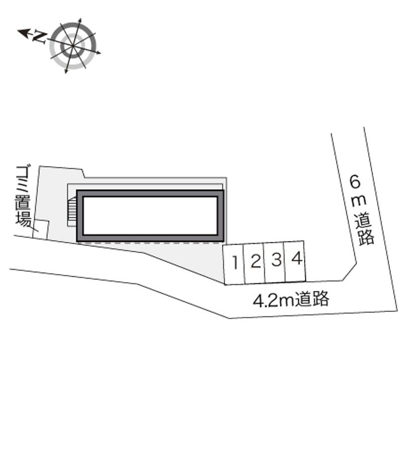 レオパレス武蔵野 配置図