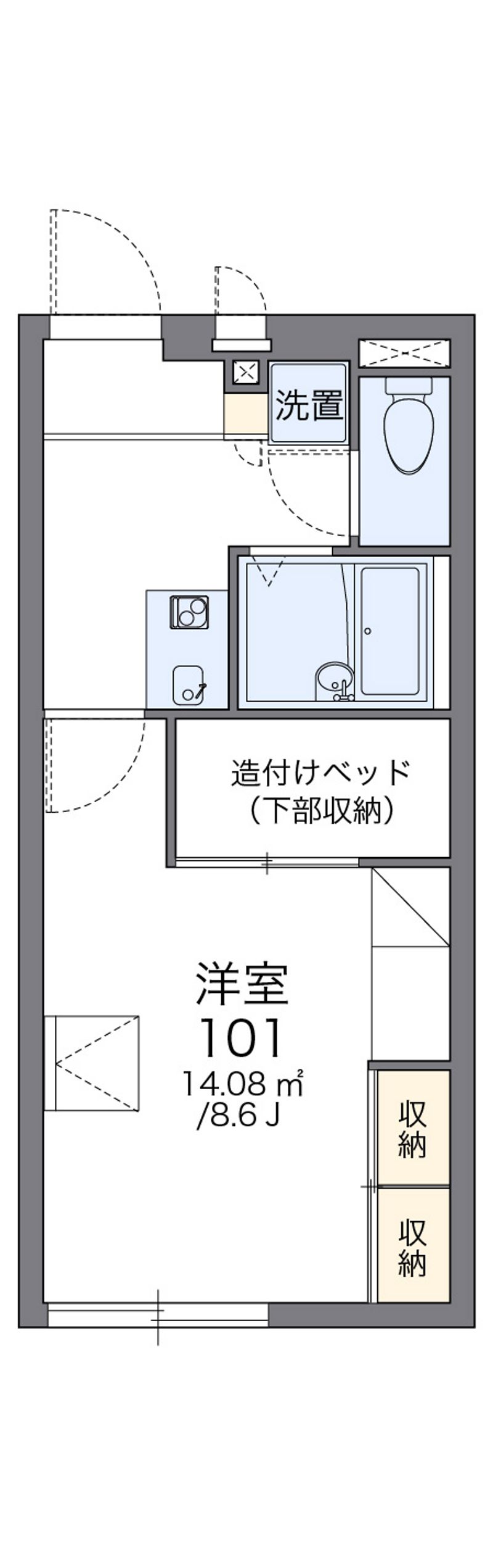 レオパレスＲｉｓｅ 間取図