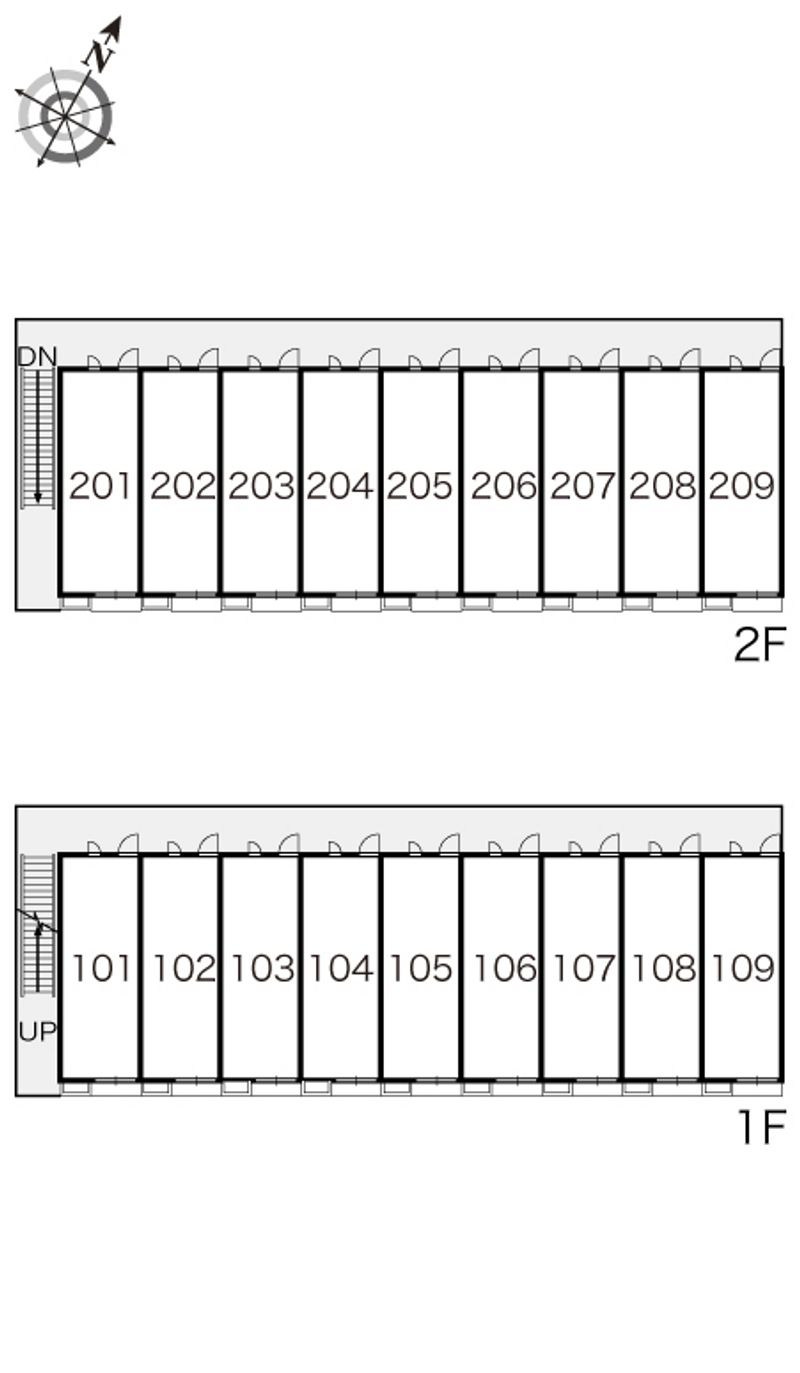 レオパレスＴｈｅＮｅｗＭｉｌｌｅｎｎｉｕｍ 間取配置図