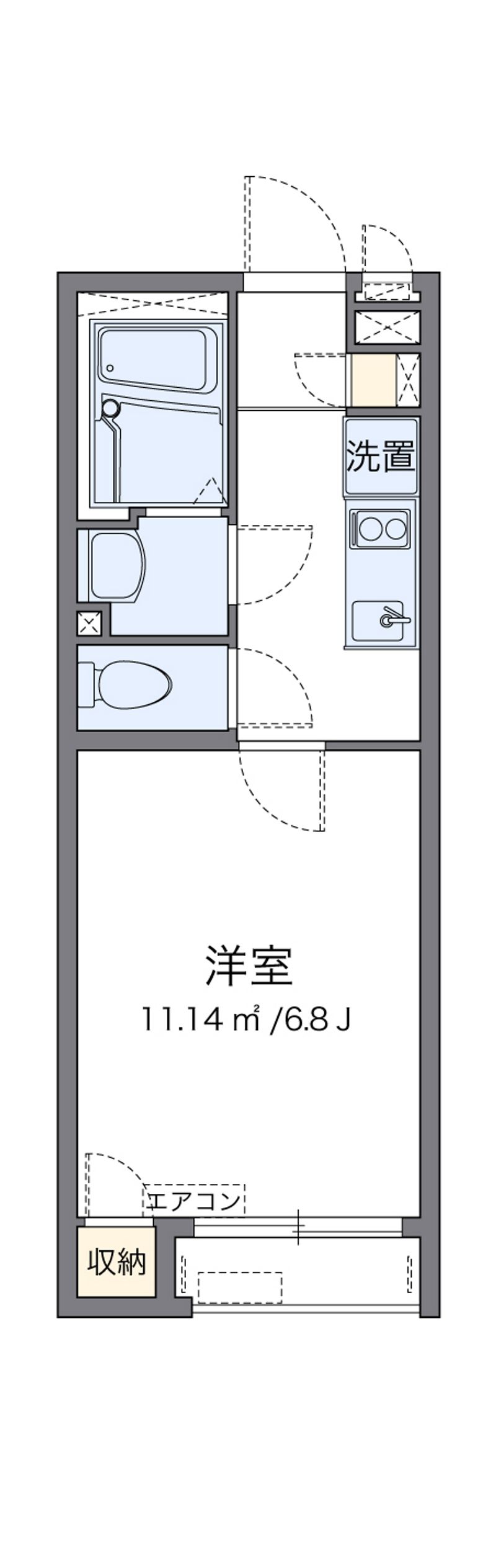 クレイノＫｉｍａｔａⅢ 間取図