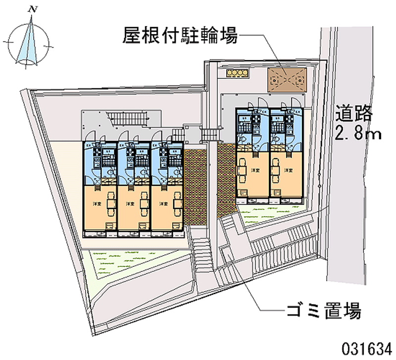 レオパレス高東 区画図