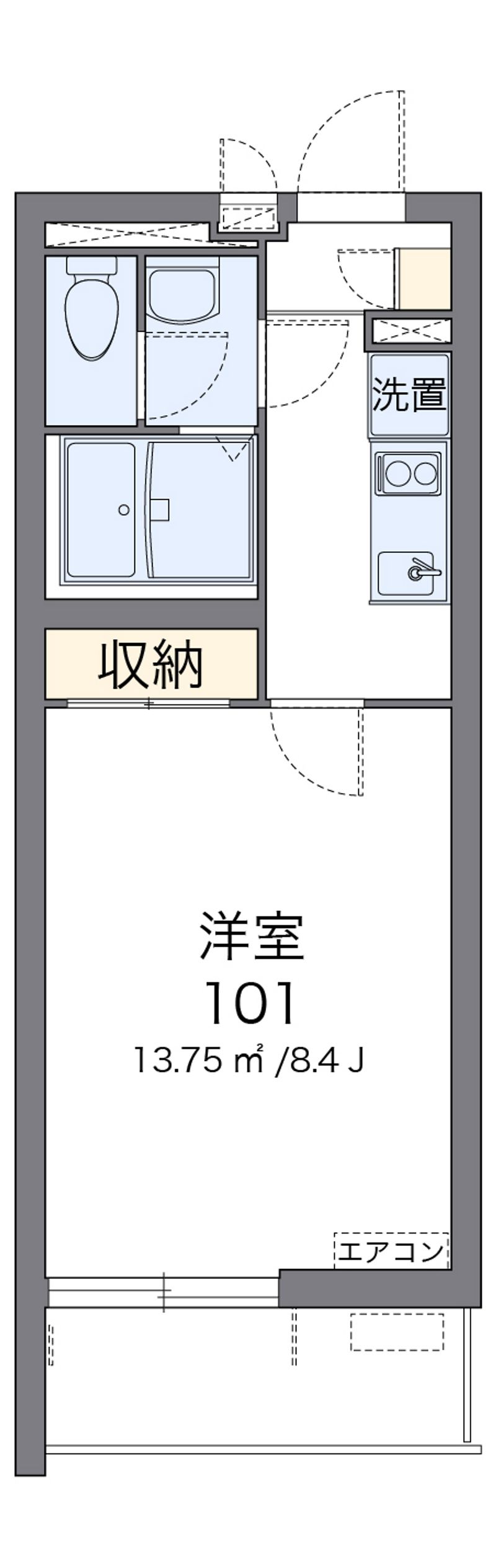 クレイノプラテリーアⅢ 間取図
