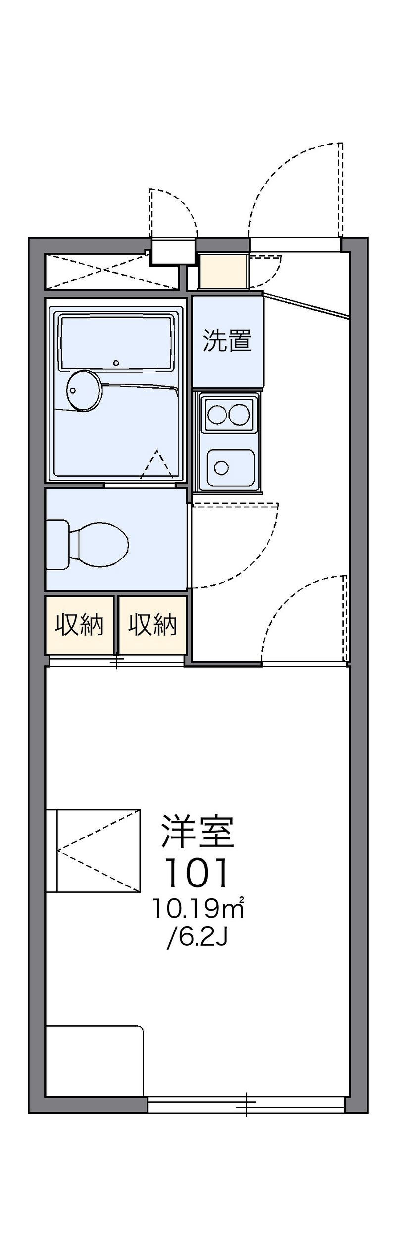 レオパレススマート 間取図