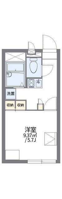 レオパレスリブラⅡ 間取り図