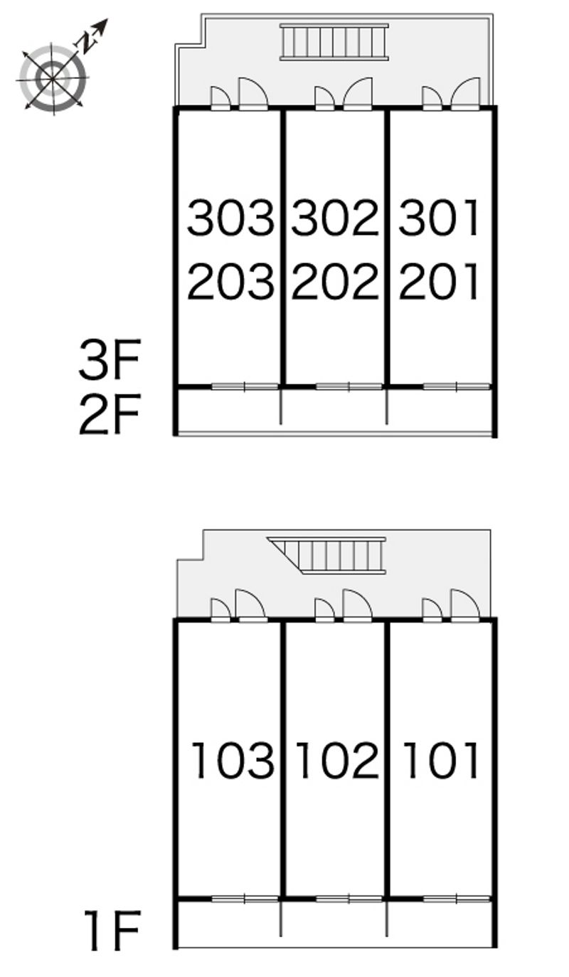 レオパレスＭ＆Ｋ 間取配置図