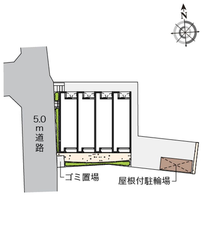レオネクストオーキッド東部 配置図
