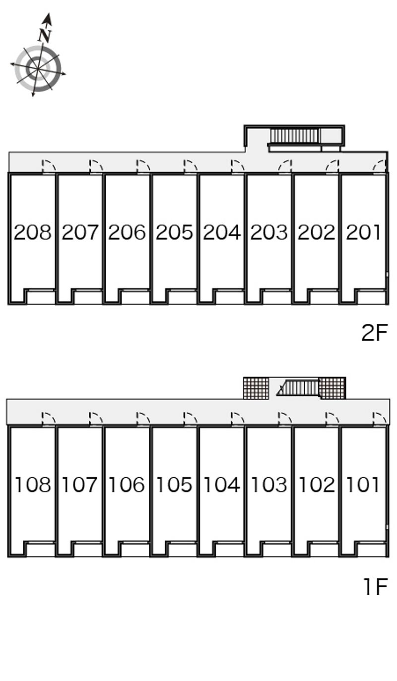レオネクスト松ヶ浜 間取配置図