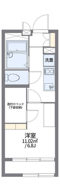 レオパレス鳥羽街道ファミリア 間取り図