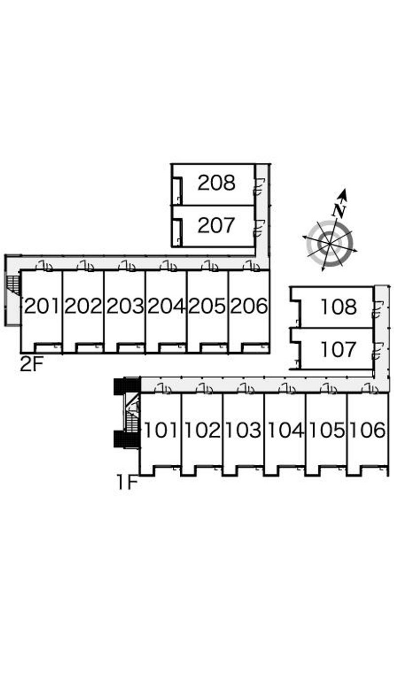 レオネクスト夢咲 間取配置図