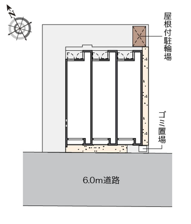 クレイノラルーチェ河辺 配置図