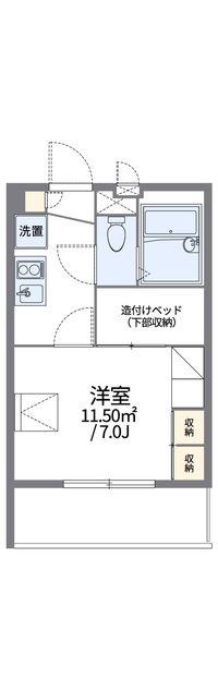 レオパレス大同 間取り図