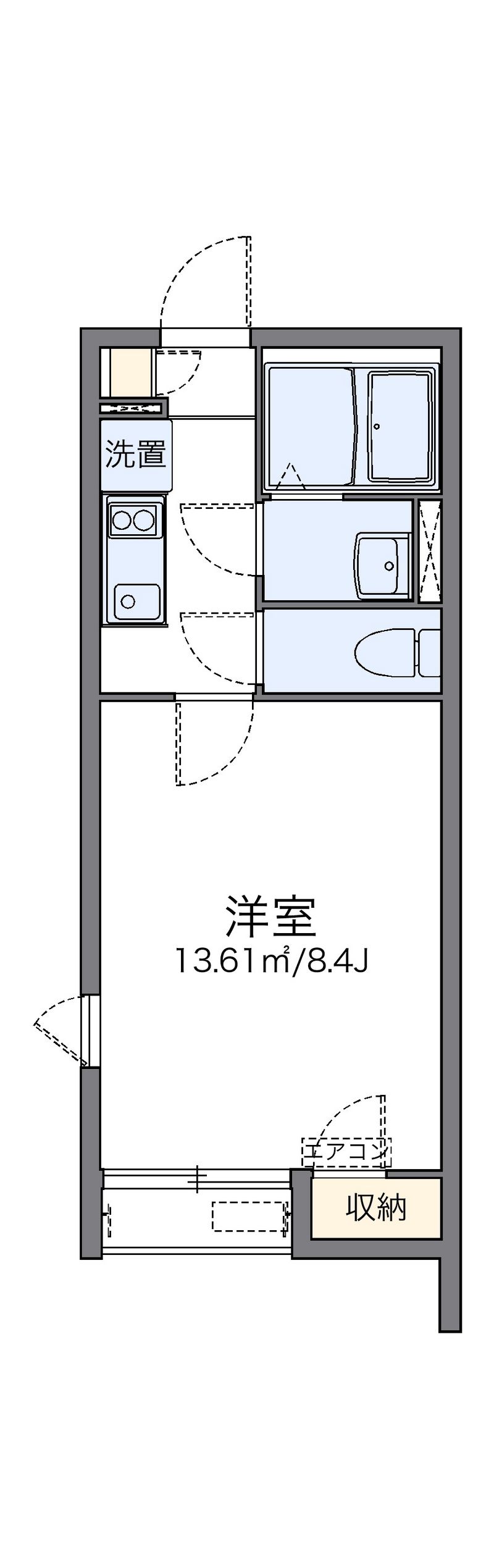 レオネクストウィステリア沖野上 間取図