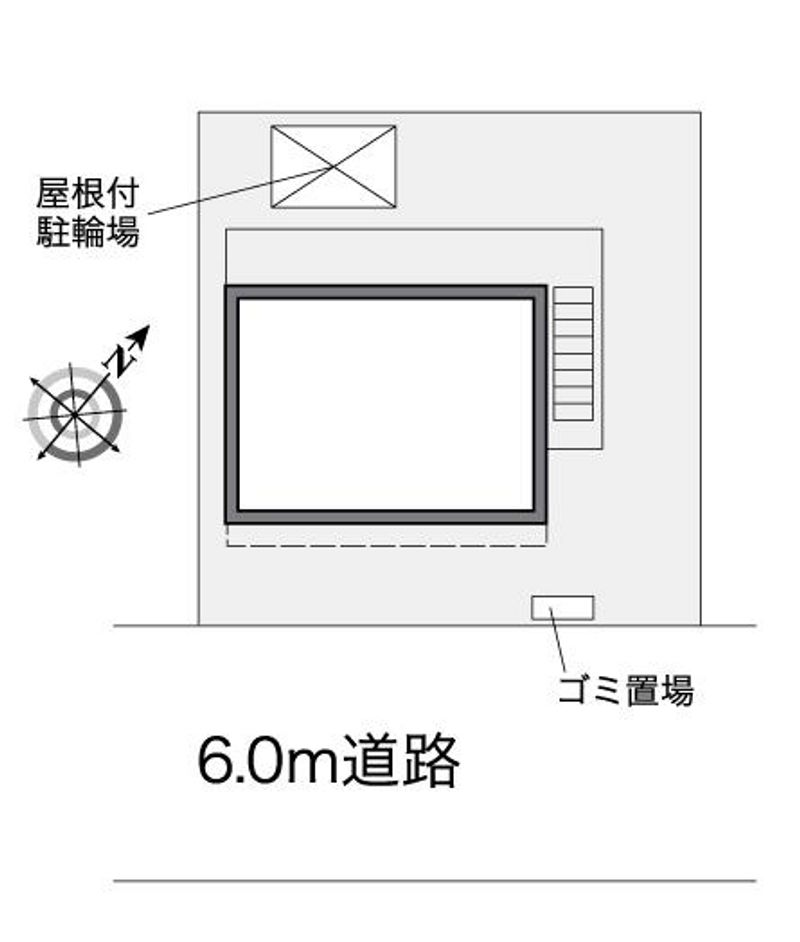 レオパレス宮の台 配置図