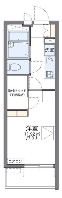 レオパレスゴールデンステージ 間取り図