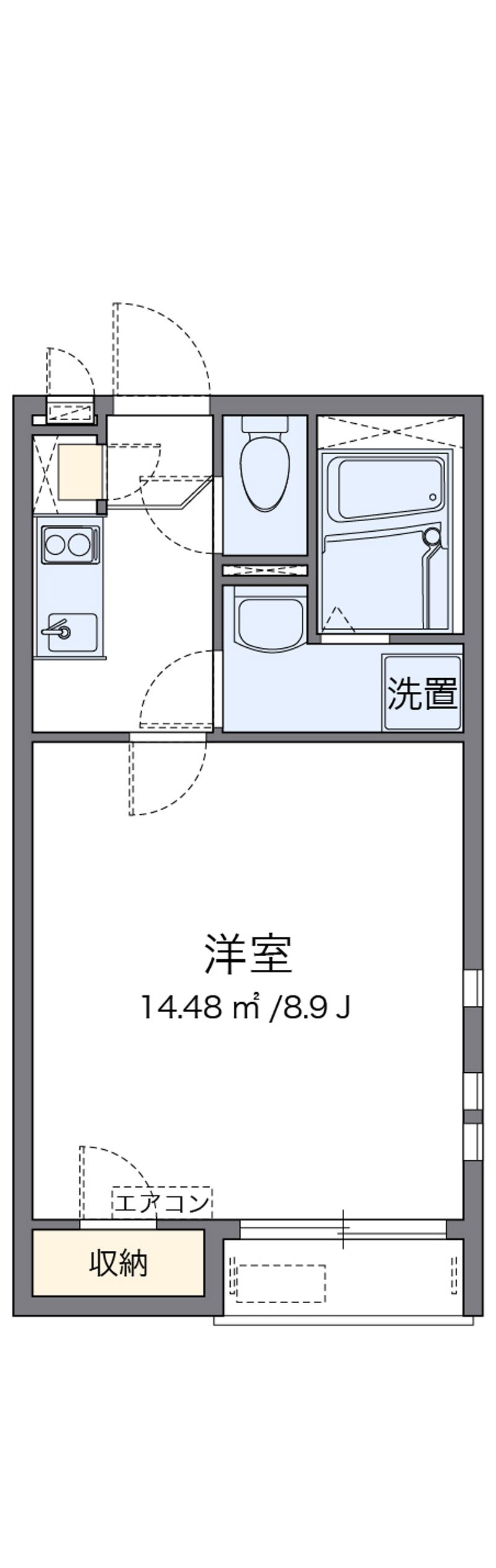 レオネクストキーファー 間取図