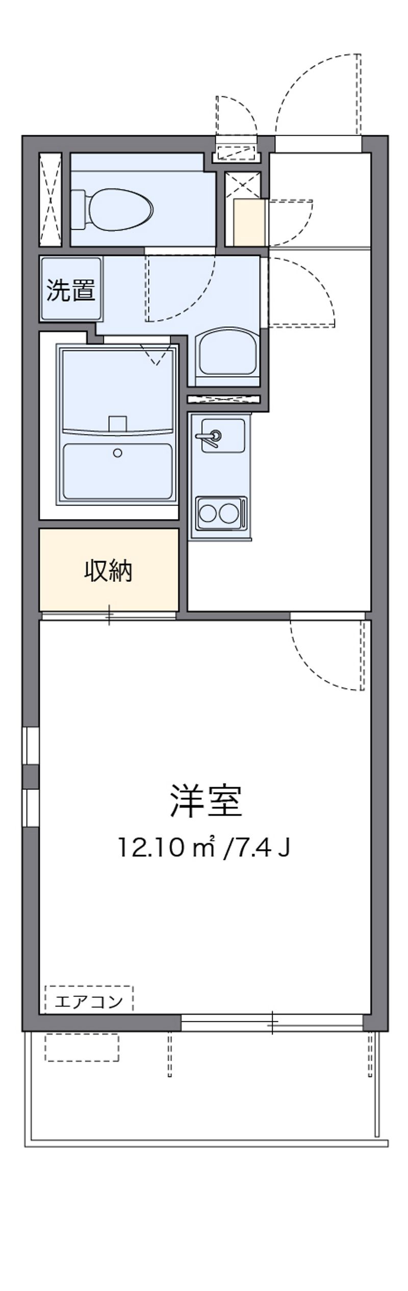 クレイノ木更津金田東 間取図
