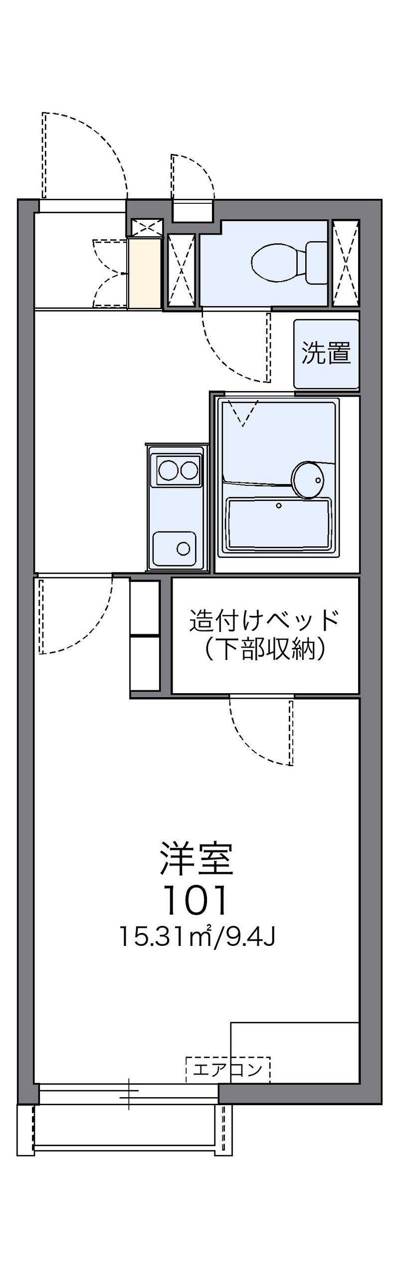 レオネクスト三の沢 間取図