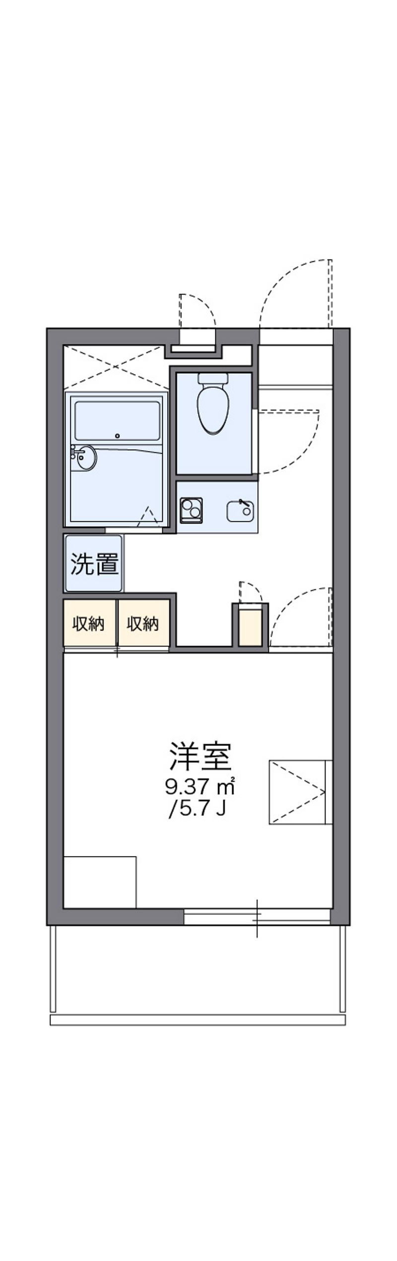 レオパレスル・レーヴ 間取図
