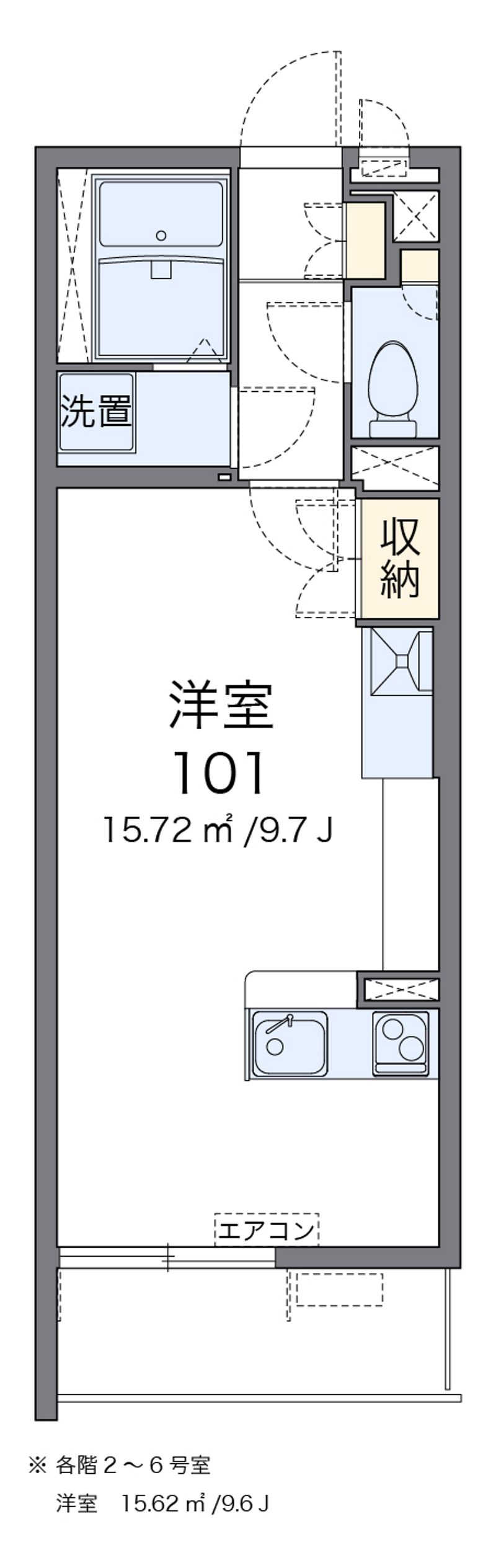 ミランダセレブⅡ 間取図