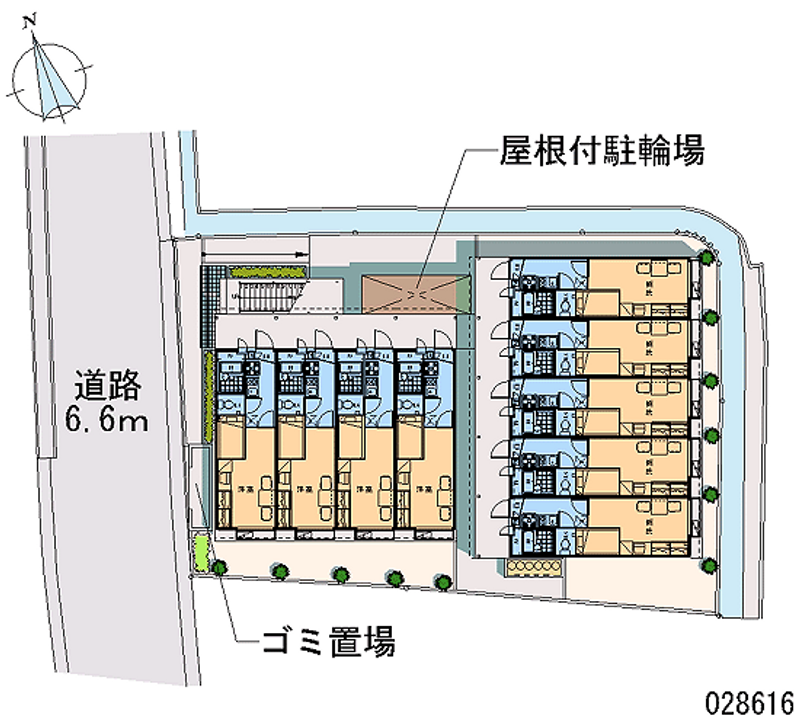 レオパレスクレイン 区画図