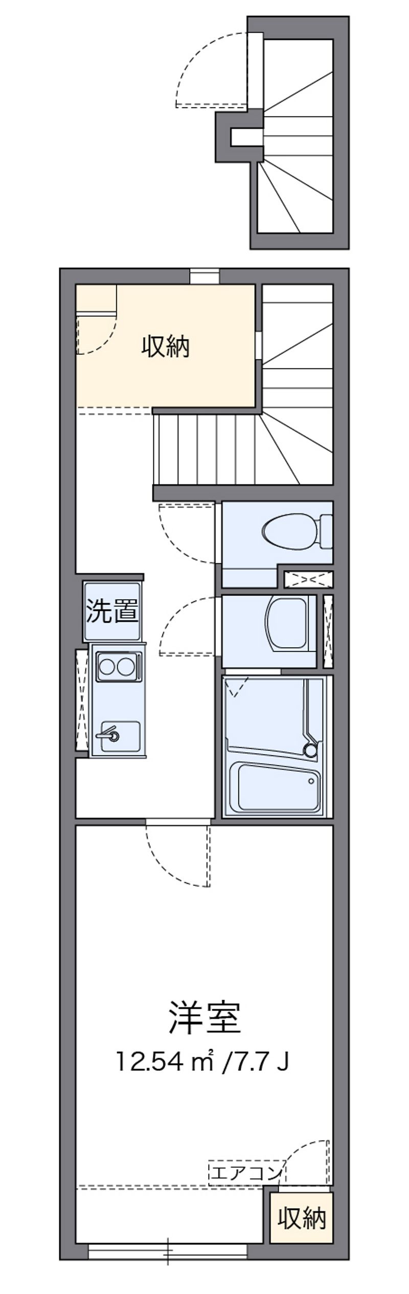 クレイノ塩津 間取図