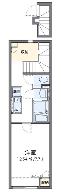 クレイノ塩津 間取り図