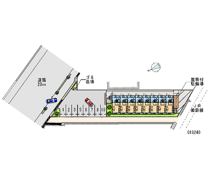 18240 bãi đậu xe hàng tháng