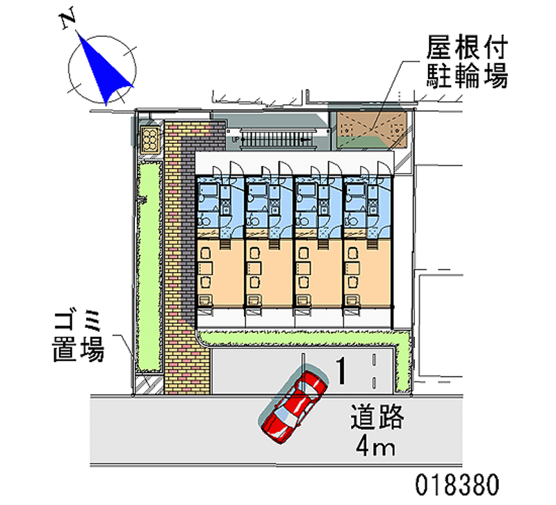 レオパレスＶｅｒｄｅ江波 共用部分